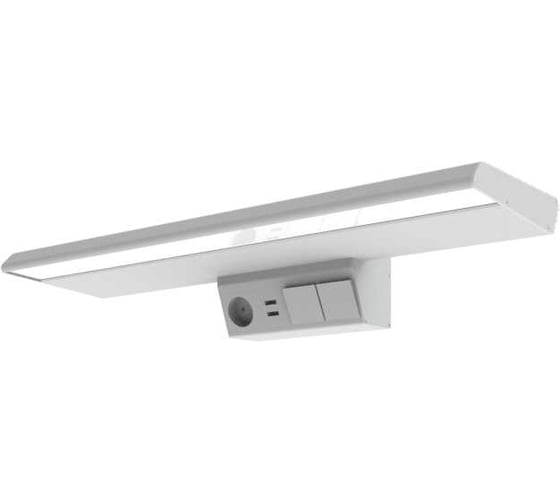 Изображение товара Светодиодный светильник VARTON прикроватный медицинский Fonix 23 Вт CRI90 4000 К 605 мм с USB 3 выключателями и розеткой V1-C0-00596-20000-4002040