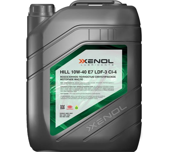 Изображение товара Масло моторное XENOL HILL 10W-40 E7 LDF-3 20L HOXH1040E7LDF34