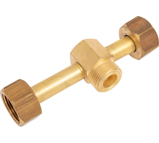 Изображение товара Тройник рамповый (гайка G3/4; гайка G3/4; G3/4 нар) СваркаДжет 4301040100035