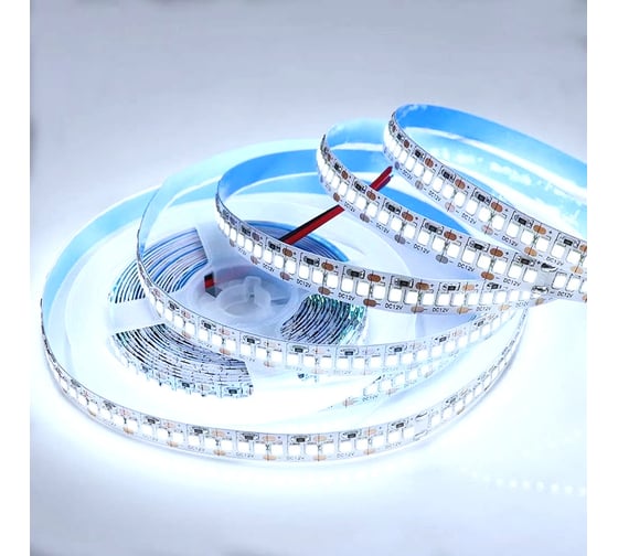 Изображение товара Светодиодная лента Apeyron 24В, 20 Вт/м, smd2835, 240 д/м, IP20, 1900 Лм/м, подложка 8мм, 5м, 6500К 00-502