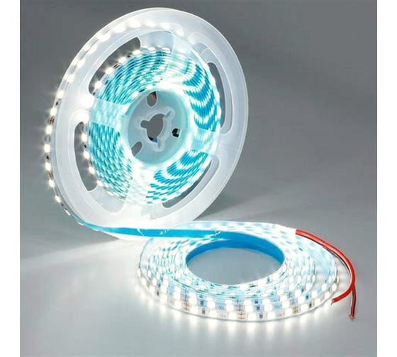 Изображение товара Светодиодная лента Apeyron 24В, 16 Вт/м, smd5050, 120 д/м, IP20, 1250 Лм/м, подложка 10мм, 5м, 4000К 00-507