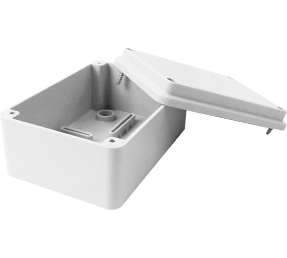 Изображение товара Распределительная коробка KLR KP-8012 без отверстий, с крышкой, стандартной высоты, IP54, 80x120x50мм 0208012