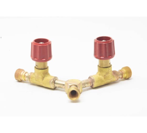 Изображение товара Тройник вентильный пропановый СваркаДжет 2-ВП-ш М16х1,5 LH 4301020300103