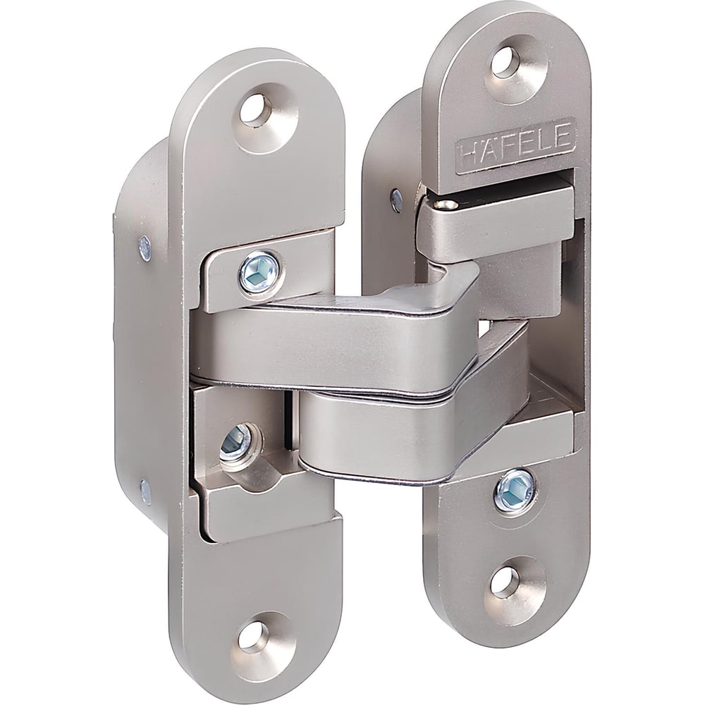 Изображение товара Петля скрытая Hafele 70-105 кг, левая, никель матовый, врезная
