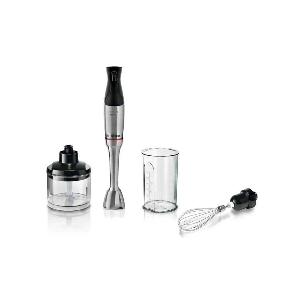 Изображение товара Bosch MSM6M821 Погружной блендер мощностью 1200 Вт с насадками и стаканом черный