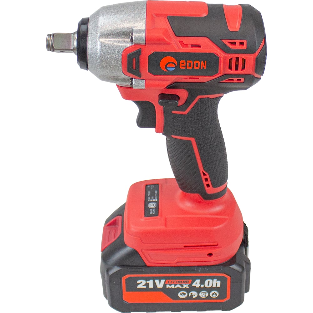 Изображение товара Аккумуляторный гайковерт EDON UAW-21A 300 Нм бесщеточный комплект