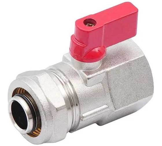 Изображение товара Шаровой кран SMT 1"Fх26, для м/п трубы, бабочка 2020N1026