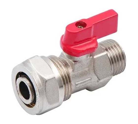 Изображение товара Шаровой кран SMT 1/2"Mх20, для м/п трубы, бабочка 2021N0420