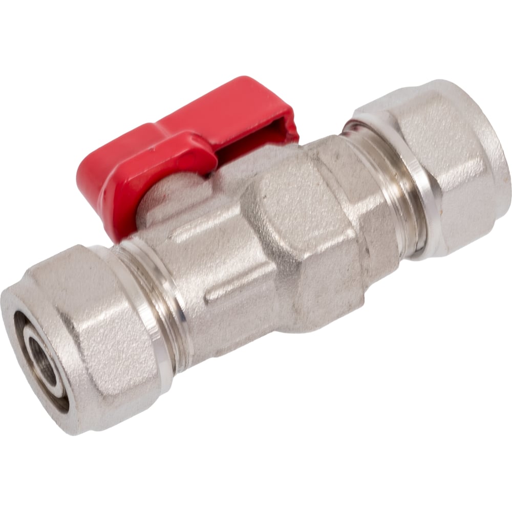 Изображение товара Шаровой кран SMT 16х16 для водопроводных систем, никелированная латунь