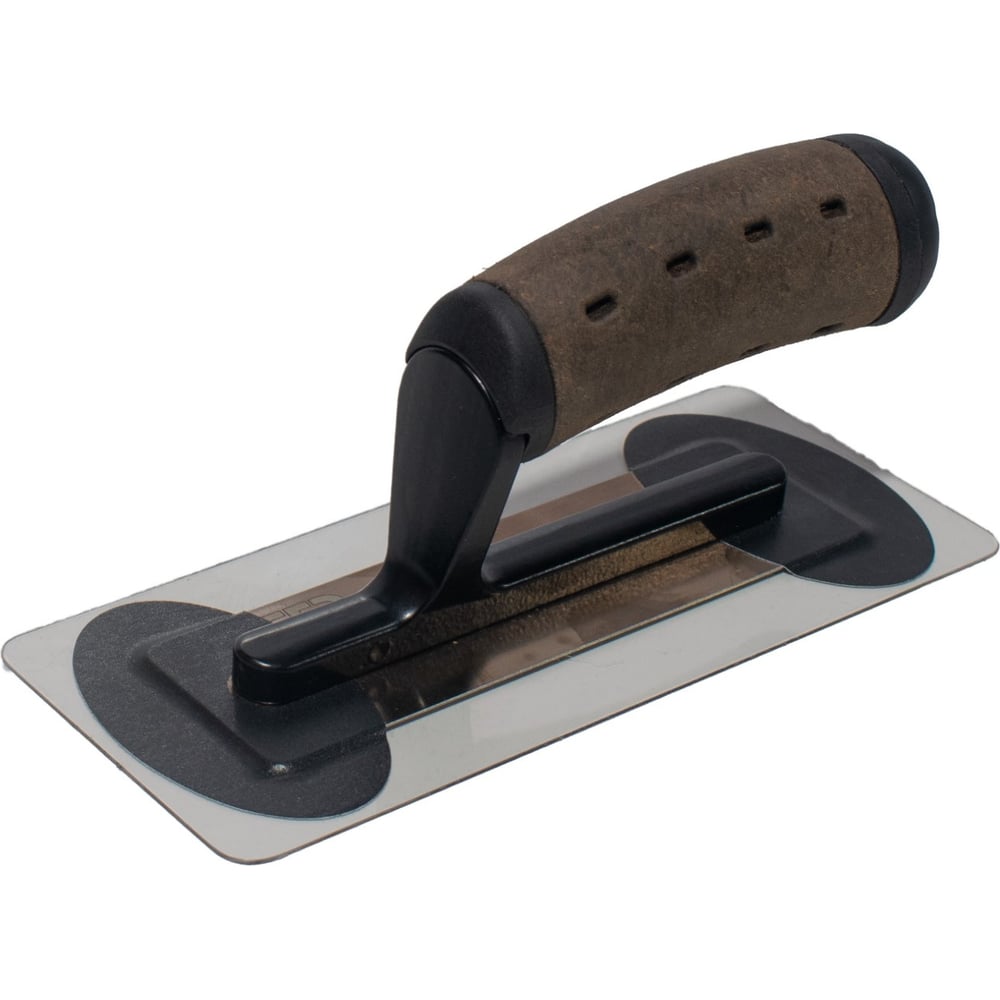 Изображение товара Гладилка Olejnik из поликарбоната 200x80 мм с кожаной ручкой профессиональная