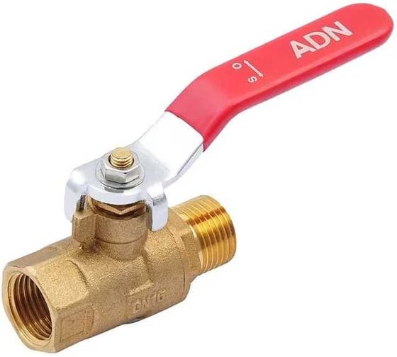 Изображение товара Шаровой кран SMT ADN 1/2" MхF, красная ручка 561H6604R