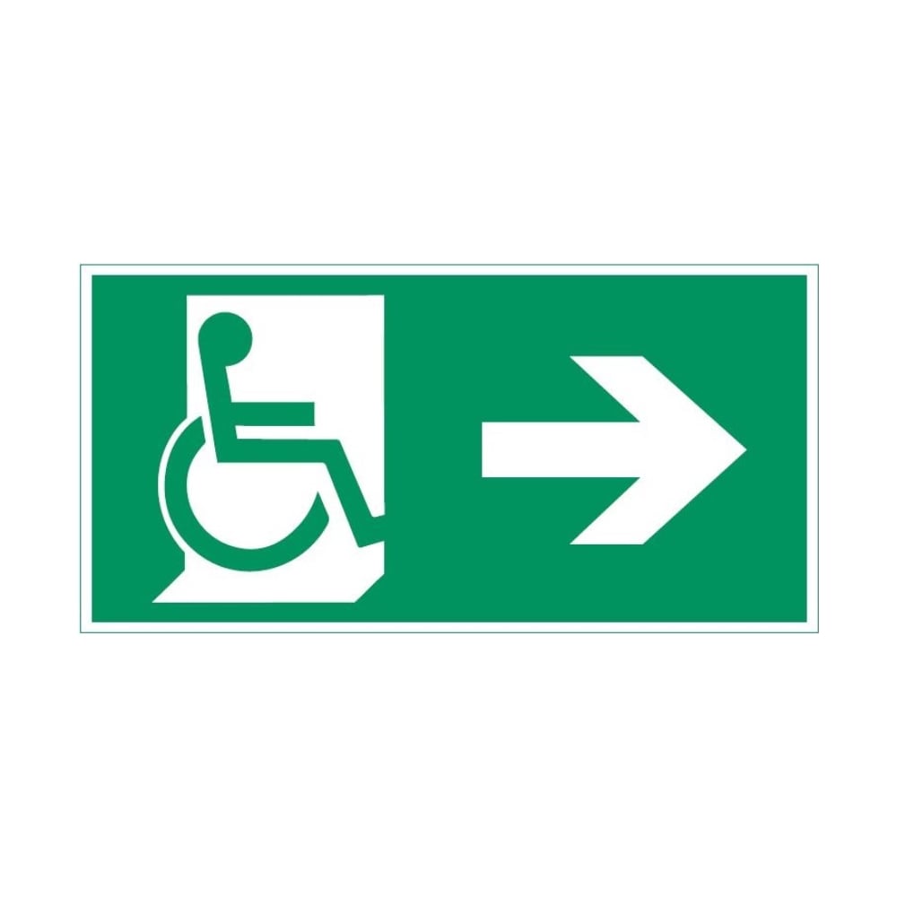 Изображение товара Пиктограмма VARTON Движение МГН направо модель V4-EM-00.0035.ADV-0030