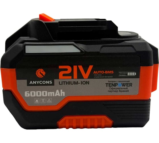 Изображение товара Аккумулятор Anycons BM-3P 6 А.ч., 21В AC-21B6
