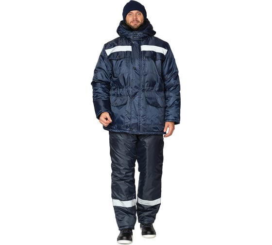 Изображение товара Костюм мужской утепленный Прабо Мастер 2 синий, размер 48-50, рост 170-176 17035