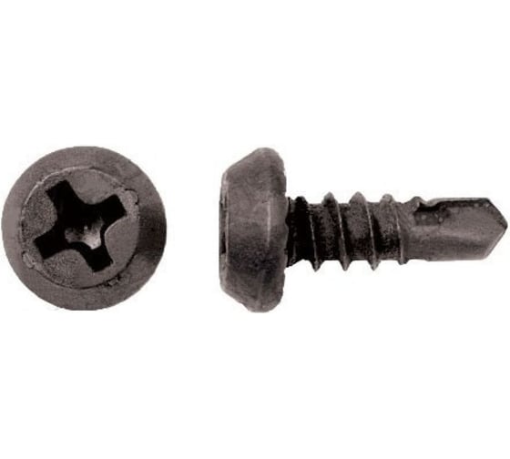 Изображение товара Саморез STARFIX 3.5x11 мм, для лист. металла, фосфат, со сверлом, 1000 шт. в карт. уп. SMC1-83743-1000