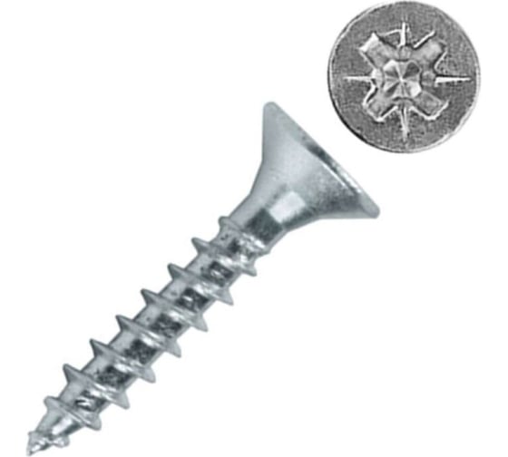 Изображение товара Шуруп универсальный STARFIX 5.0x16 мм, белый цинк, 50 шт. в зип-локе SMZ1-67596-50