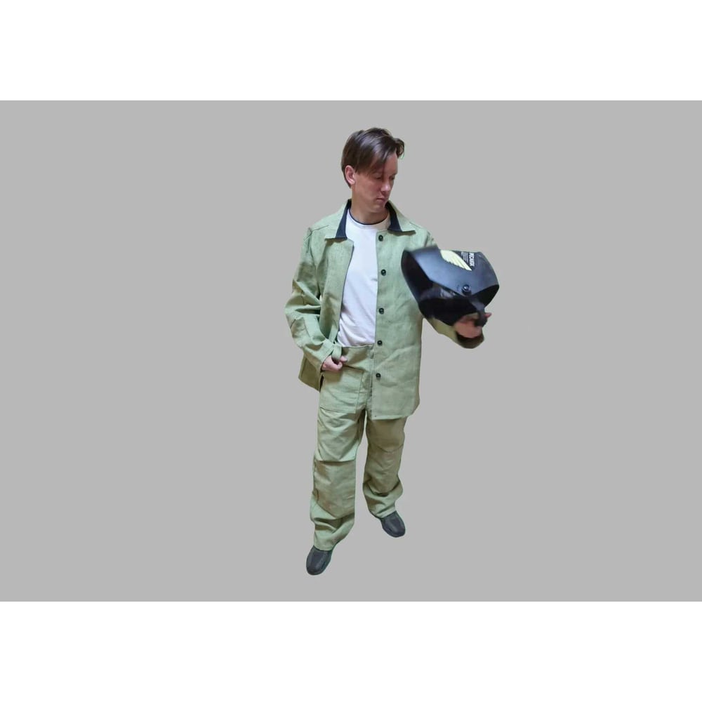 Изображение товара Костюм сварщика утепленный брезентовый ФАЕР РЕЗИСТ размер 56-58 для зимних работ