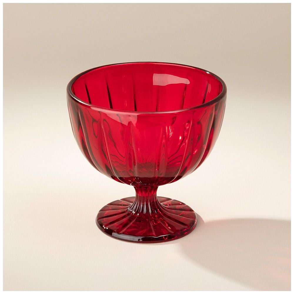 Изображение товара Креманка Lefard CELEBRATION RED 11x11x10 см с ручкой из стекла
