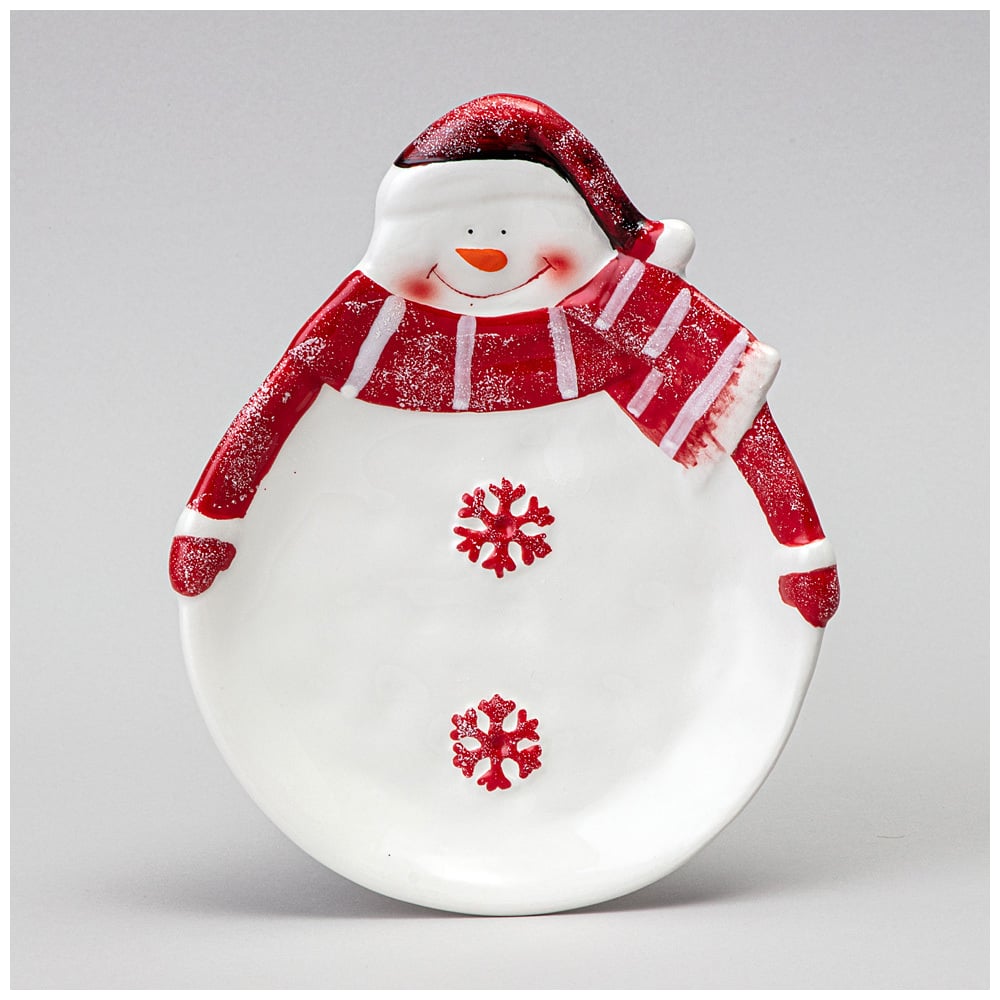 Изображение товара Сервировочное блюдо Lefard Christmas Holidays 19x15.5x3 см керамическое украшение