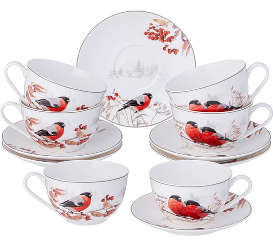 Изображение товара Чайный набор Lefard ЛЕСНАЯ СКАЗКА на 6 персон, 12 предметов, 300 мл 85-2032