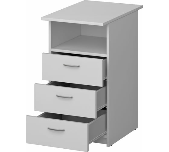 Изображение товара Стационарная тумба Комфорт-Питер Бюджет 2557-Р (402985) 290 Белый шагрень 2557-Р.290