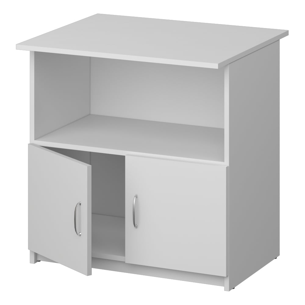 Изображение товара Стационарная тумба Комфорт-Питер Бюджет 2558 290 белый шагрень современная мебель