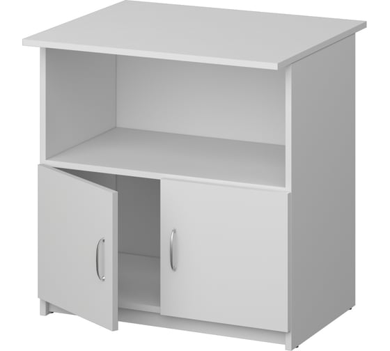 Изображение товара Стационарная тумба Комфорт-Питер Бюджет 2558 (402658) 290 Белый шагрень 2558.290