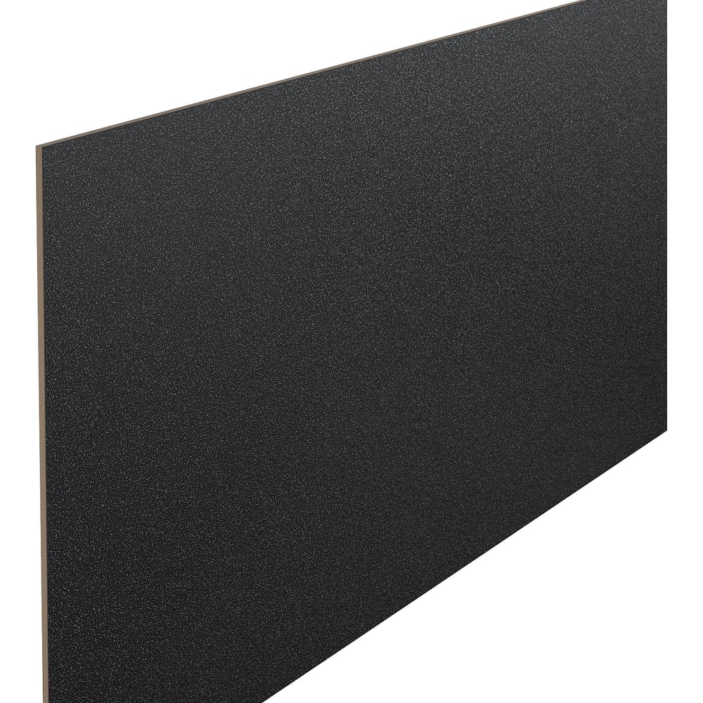 Изображение товара Мебельный щит Союз 600x2440 мм МДФ черный матовый дизайн камень