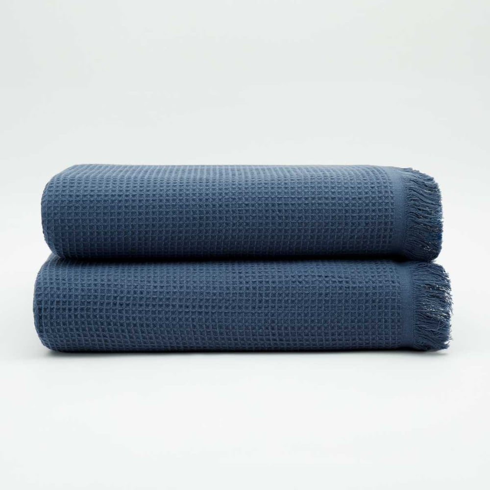 Изображение товара Вафельные полотенца Guten Morgen Валласон индиго 70x140 см 2 шт