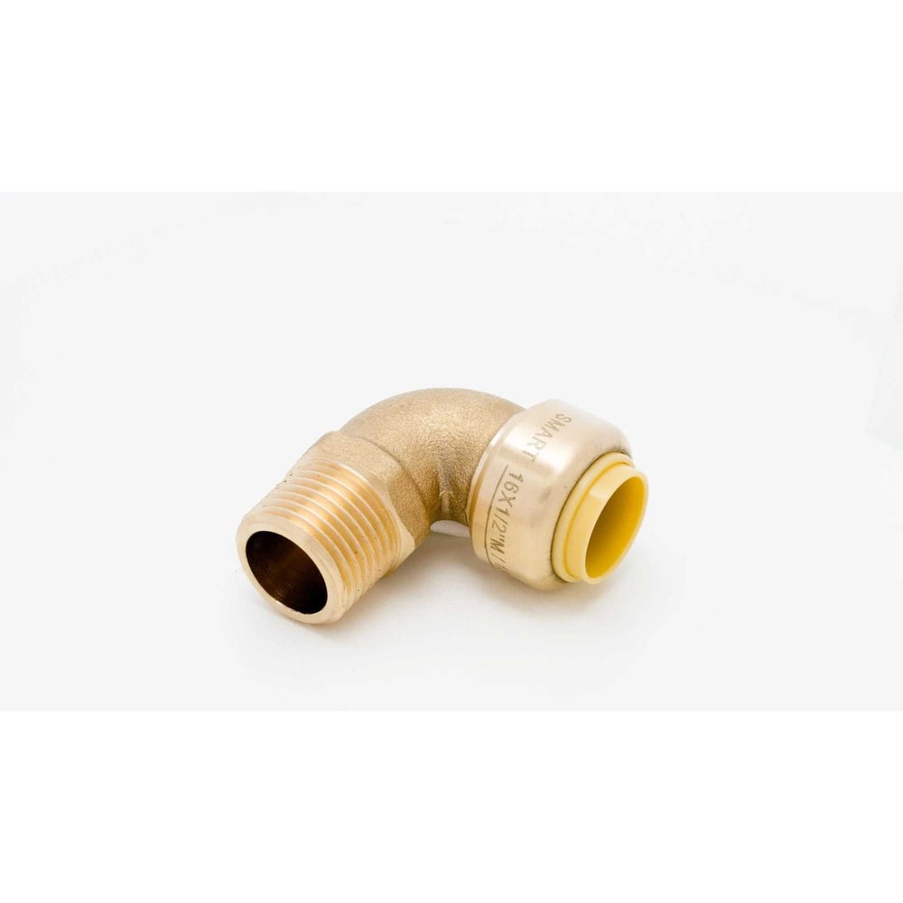 Изображение товара Угольник SMT трубный с наружной резьбой 20(2,8)х3/4M для водопровода и отопления