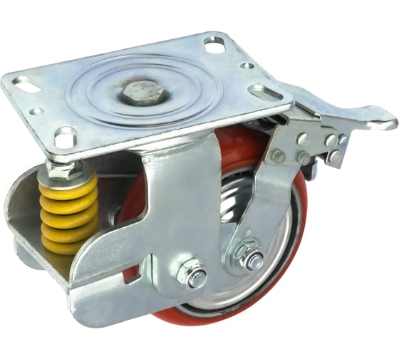 Изображение товара Подпружиненное большегрузное колесо А5 SSLPB 63 150 мм, 400 кг 1009135