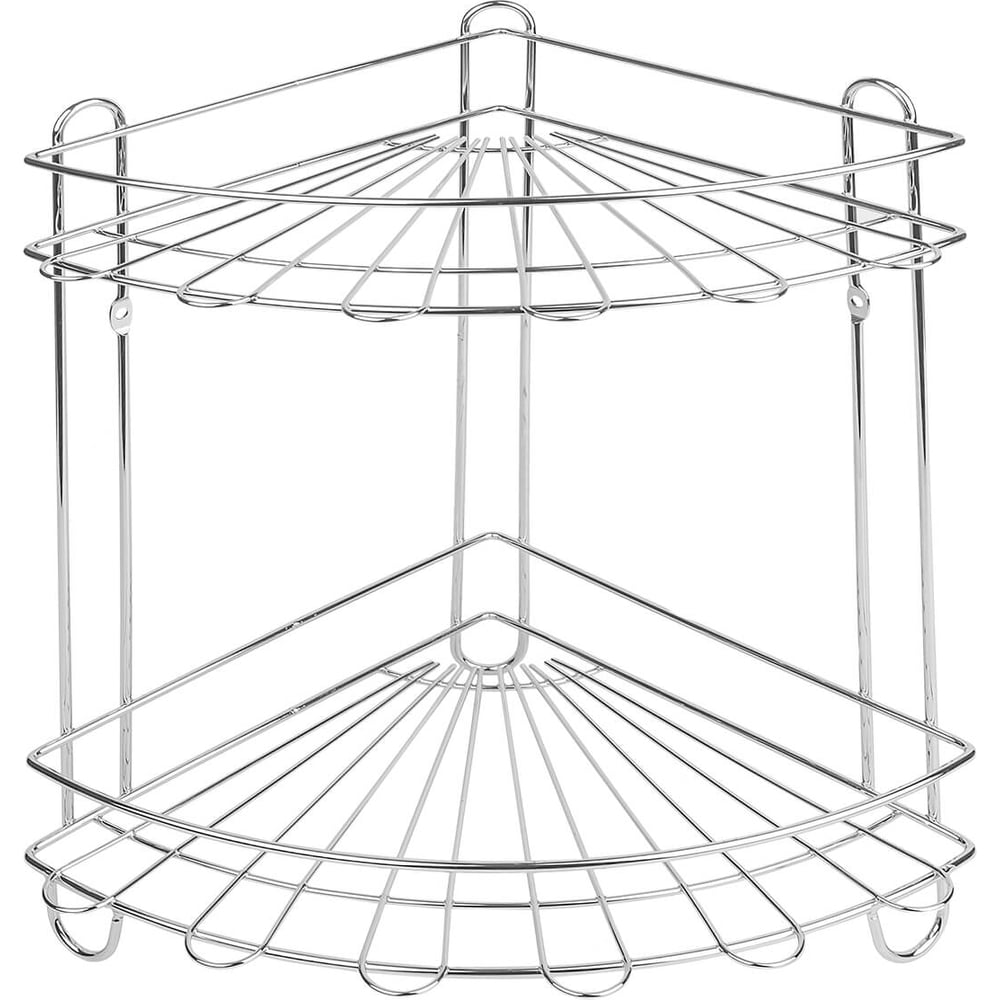 Изображение товара Угловая полка SAKURA АЕ-435A 222х222х335 мм хром сталь современная
