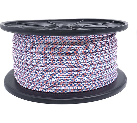 Изображение товара Капроновый шнур Репшнур Сибшнур 4 мм, 300 м, на катушке 20940