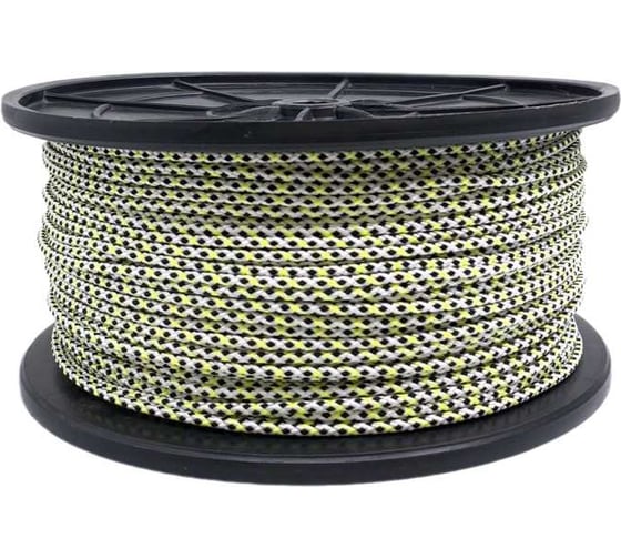 Изображение товара Капроновый шнур Репшнур Сибшнур 5 мм, 250 м, на катушке 20941