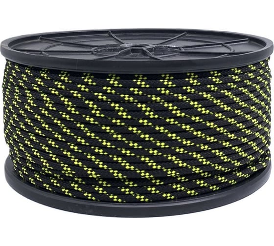 Изображение товара Капроновый шнур Репшнур Сибшнур 6 мм, 200 м, на катушке 20942