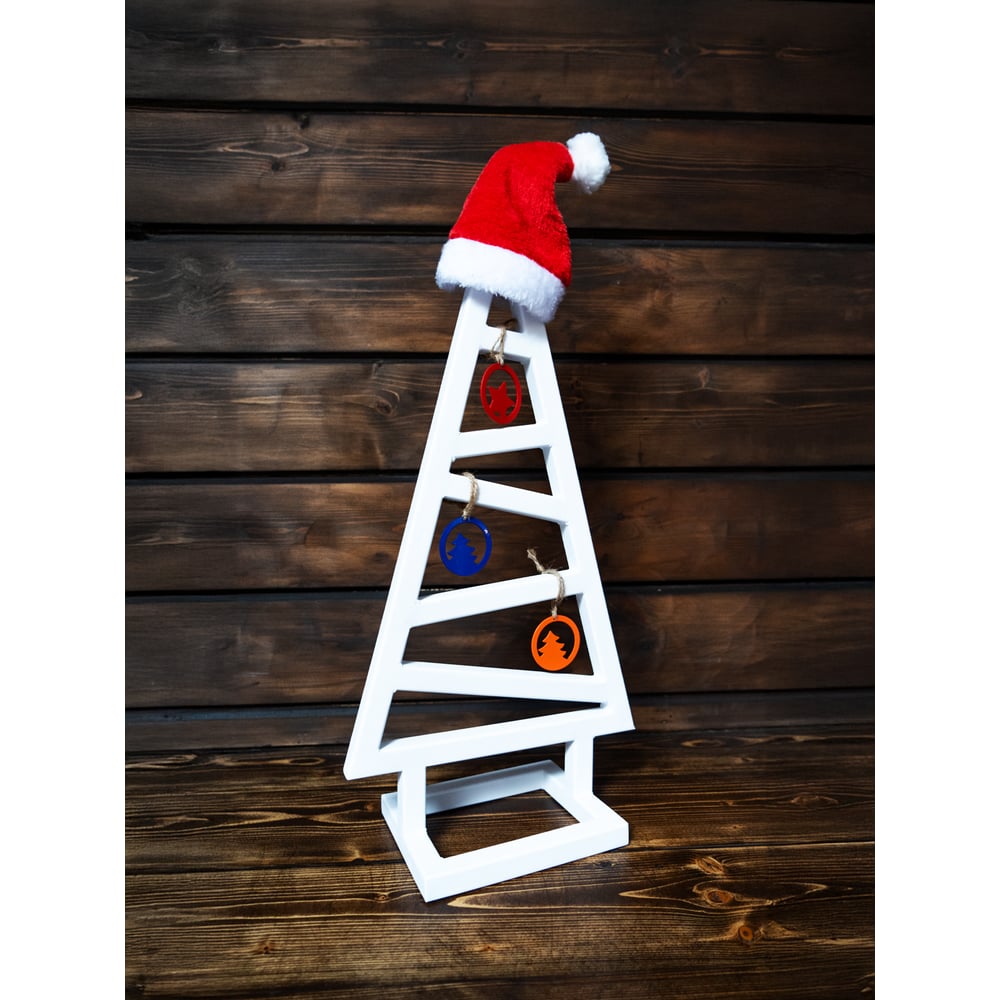 Изображение товара Искусственная ёлка ООО СКП Лофт 610х272 белая неразборная