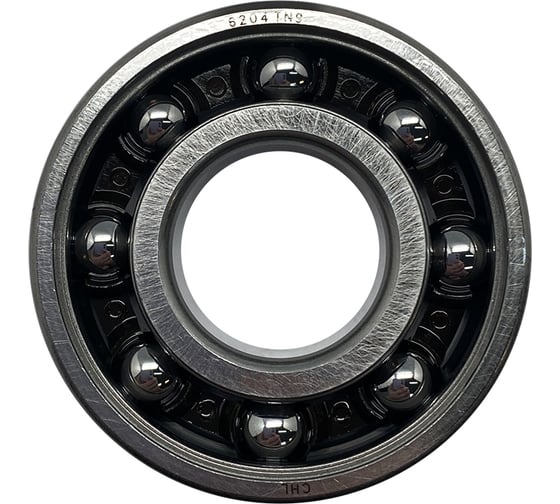 Изображение товара Шариковый подшипник UNITED PARTS 6204-TN9 пластиковый сепаратор (к/вала правый для TS500/700/800 аналог 95030030540) 90-0457