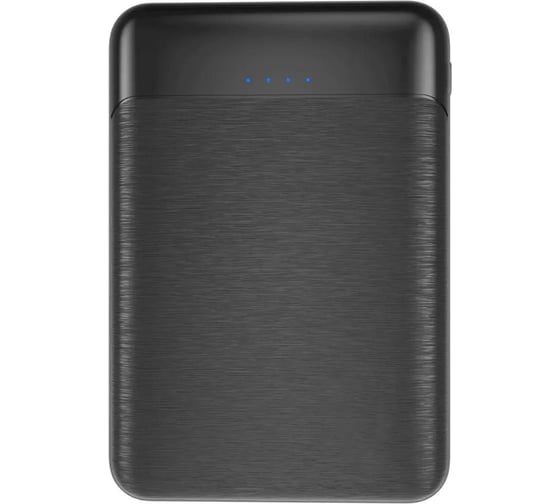 Изображение товара Внешний аккумулятор PERO PB01 5000 mAh, Li-Pol, output 2xUSB-A 2.1A, черный PB01BL