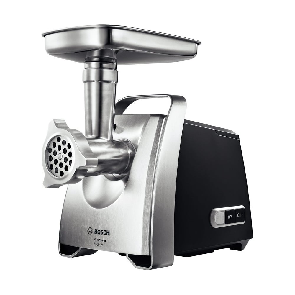 Изображение товара Мясорубка Bosch MFW68660 с насадками для колбас шинкования и соковыжималки