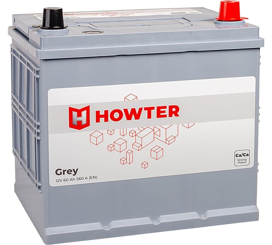 Изображение товара Аккумулятор Grey Howter ASIA 60R 560A 232x173x225 463289