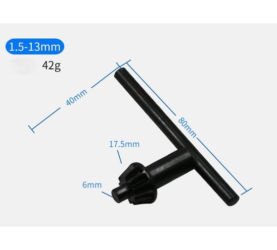 Изображение товара Ключ для сверлильного патрона Vitatools 1.5-13мм kluch-dlya-patrona-13mm