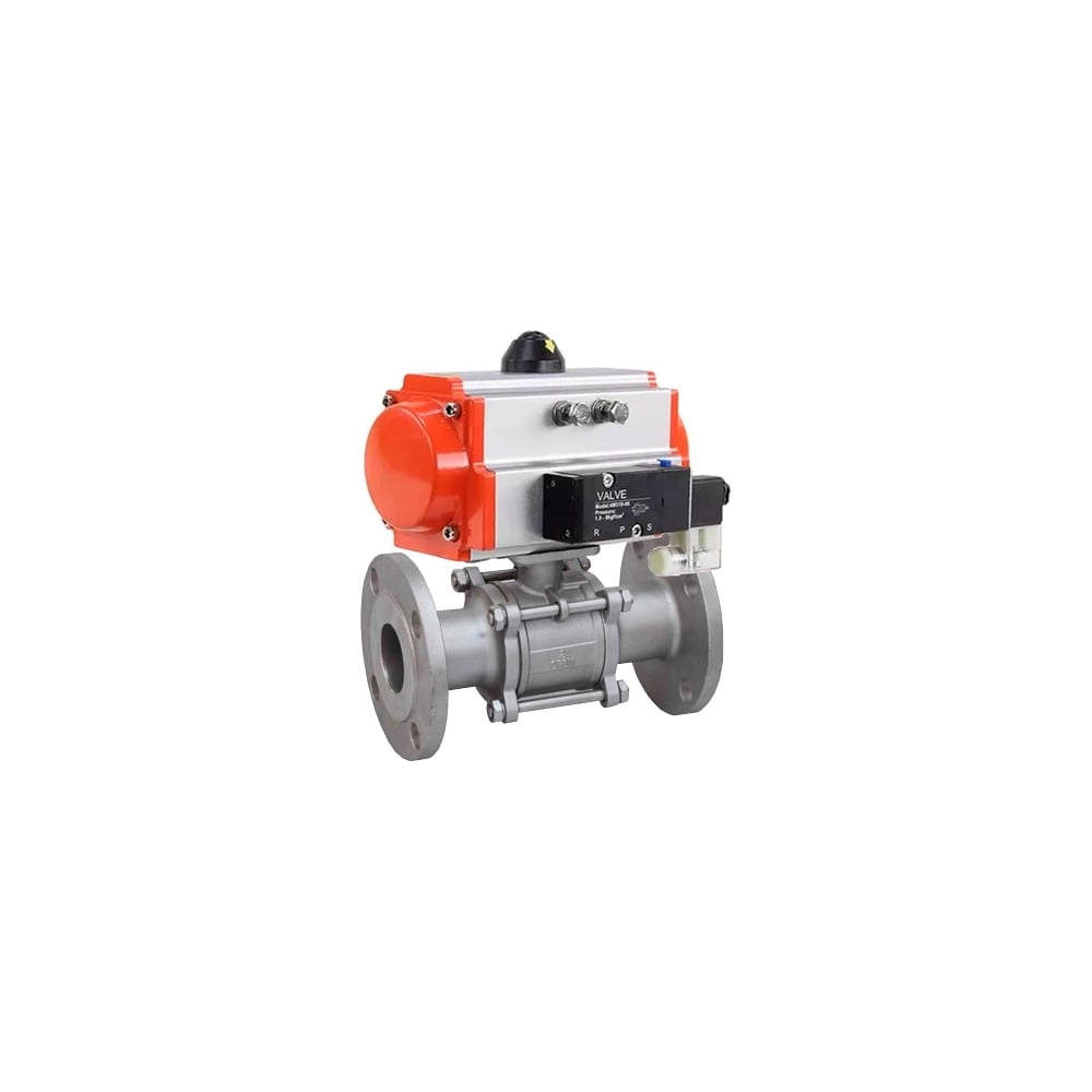 Изображение товара Шаровой кран DN.ru КШФПТ-ISO 316 180 Ду25 Ру40 с пневмоприводом