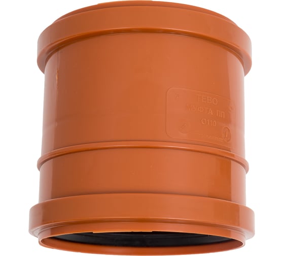 Изображение товара Муфта наружной канализации TEBO ПП 110 соединительная 041020201