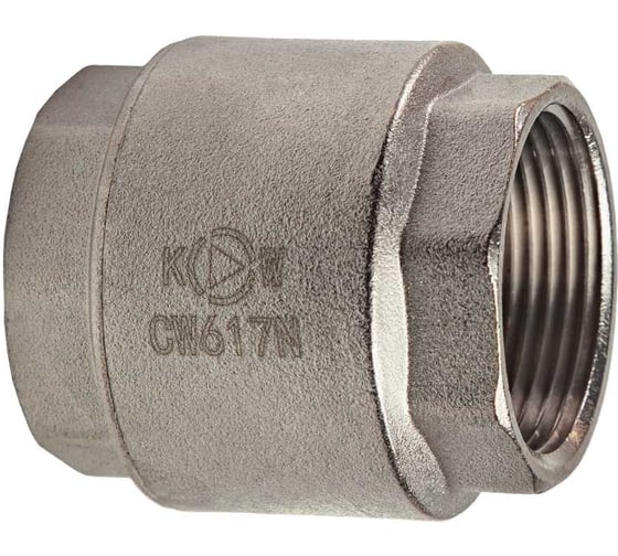 Изображение товара Клапан обратный с латунным золотником KROMWELL 1, никелированный KW.502.06