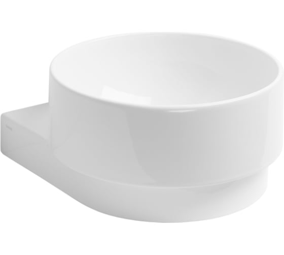 Изображение товара Раковина SIMAS PO-MO подвесная, без отверстий под смеситель, диаметр 37, цвет белый PO 05