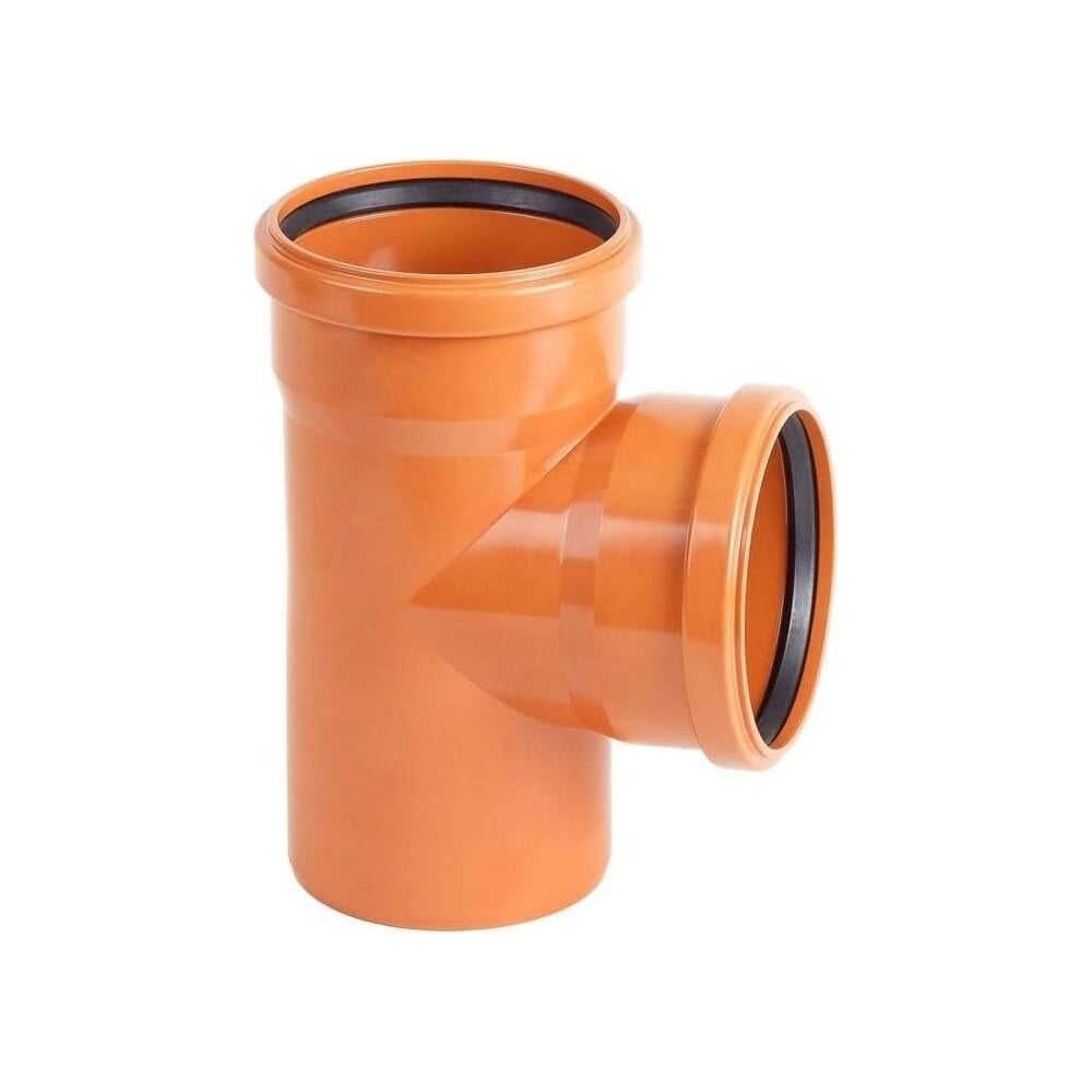 Изображение товара Тройник наружной канализации ТЕВО ПП 160x160 87, 5 - профессиональный элемент для канализационной си