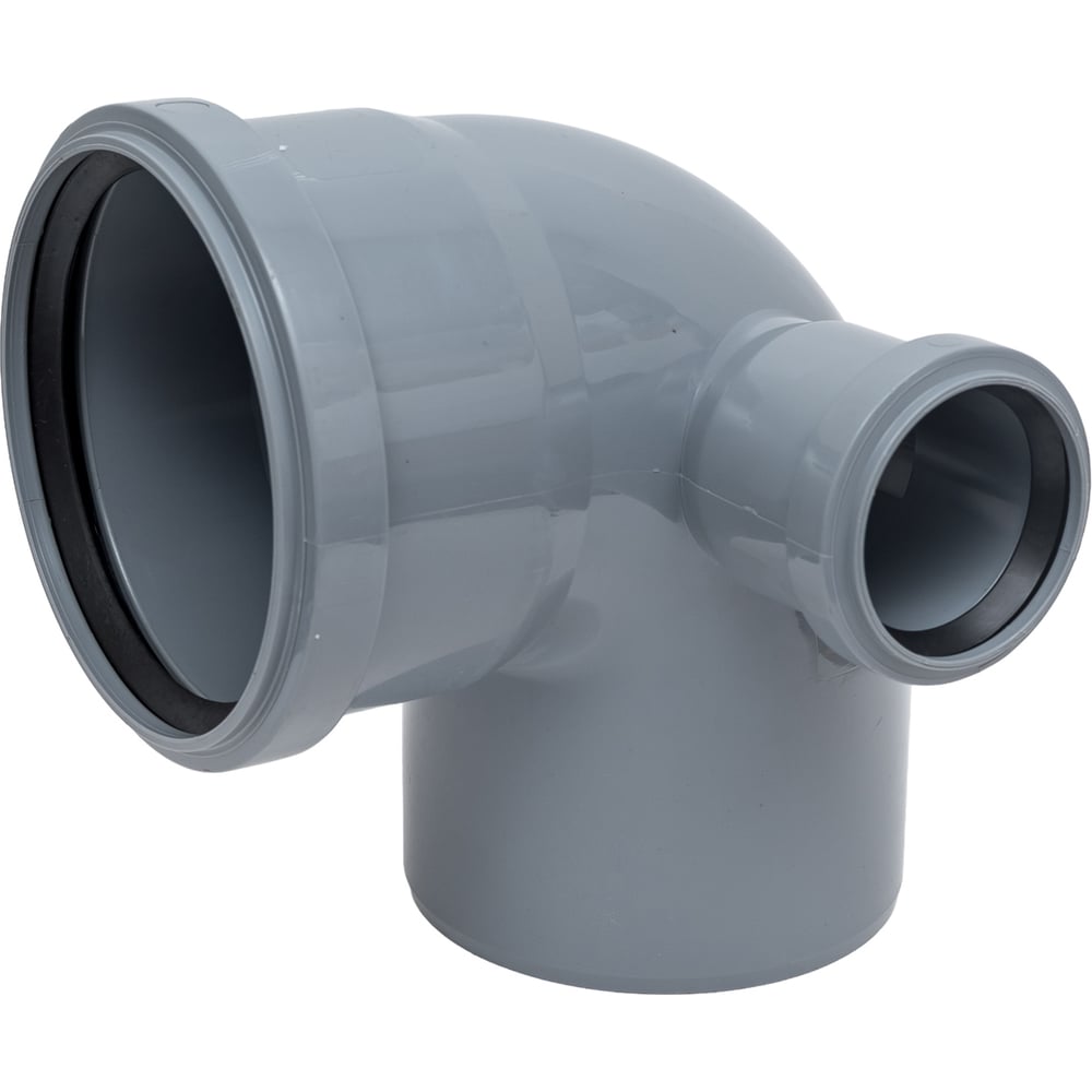 Изображение товара Отвод внутренней канализации ТЕВО ПП 110 87,5 правый с выходом 50