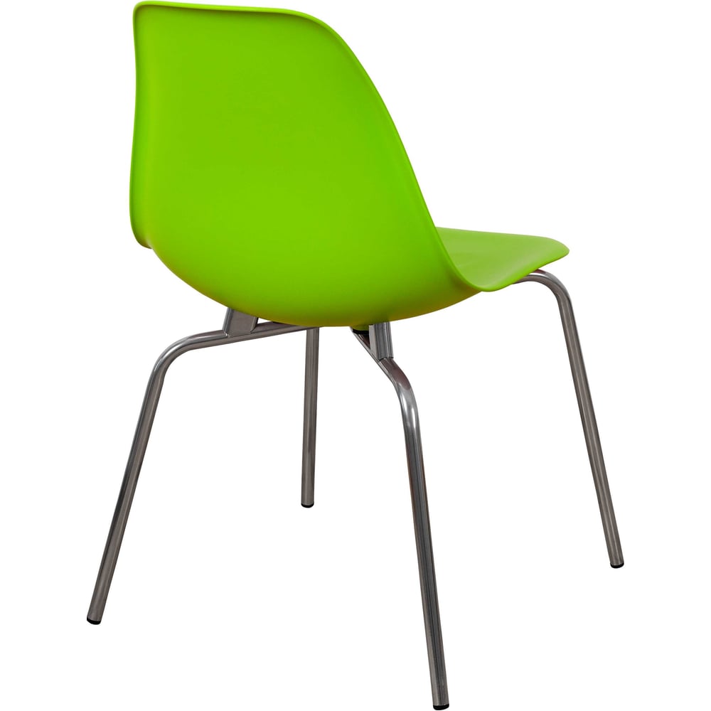 Изображение товара Пластиковый стул DERSTUHL Elegant Chrom Eames салатовый современный