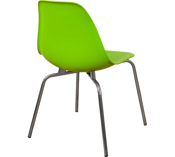 Изображение товара Стул пластиковый DERSTUHL Elegant Chrom Eames, Салатовый DSL028.012