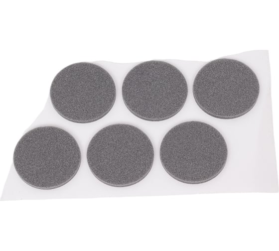 Изображение товара Подкладка самоклеящаяся ЕВРОПАРТНЕР EVA для ножек серая D28мм (14 шт.) 6 0037 12
